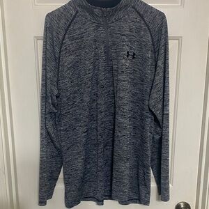 Under Armour Men's Blue Heather Long Sleeve Tee